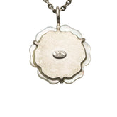 シャネル カメリア ココマーク ネックレス シルバー ホワイト メタル レディース CHANEL 【中古】